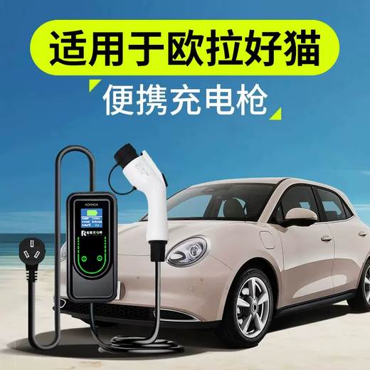 Yusenyi is suitable for Euler Good Cat Black Cat Device Pile Line Lightning Cat Ballet Cat Car Charger Portable Original (Standard Model 16A) Charging Gun 5 Meters Free Adapter