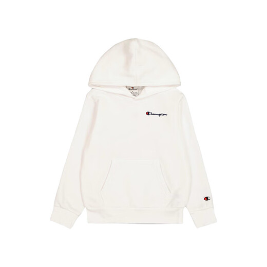 Champion European version champion-Autumn and winter new trendy hooded warm sweatshirt for older children and adults, white, one size fits all (2XL)