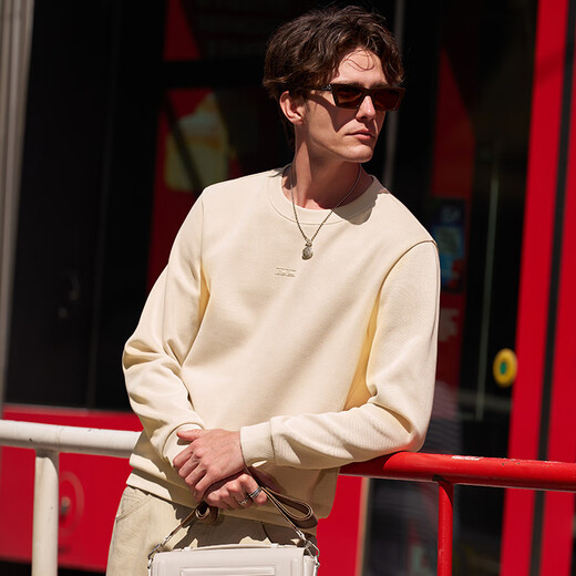 Mr. Bu Tong Dawei's same style round neck pullover sweatshirt for men men's long-sleeved autumn and winter tops comfortable and versatile KT01909 Yami Xing L /175