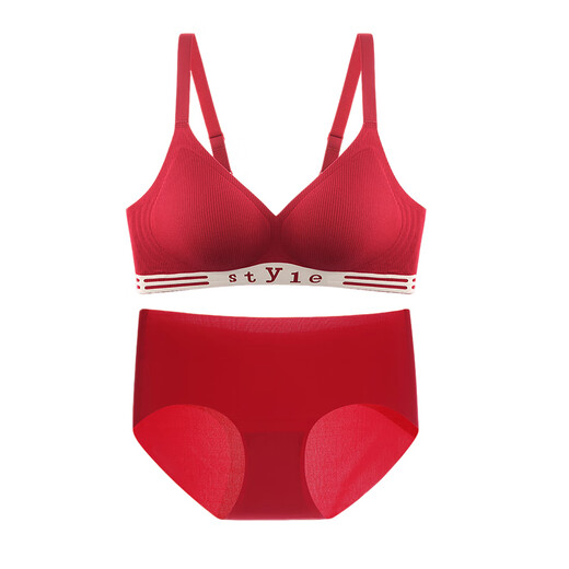 Miss Polly's bright red zodiac year underwear set for women 2026 Year of the Horse clothes, socks, scarf gift box 6. zodiac year underwear set 2 sets + scarf + 4 pairs of horse year socks (with gift box gift bag) M (34/75ABC universal) M one size fits all