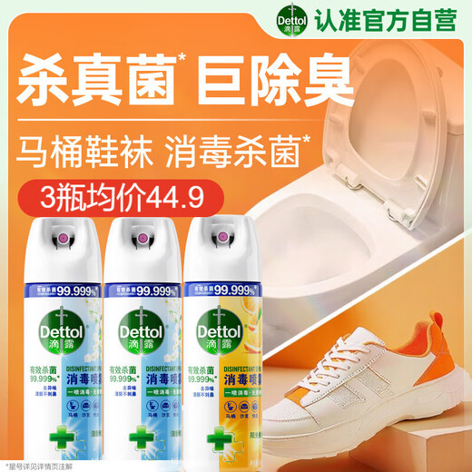 Disinfection spray 454ml*2 bottles of lily of the valley + 454ml*1 bottle of citrus shoe deodorizing and sterilizing spray