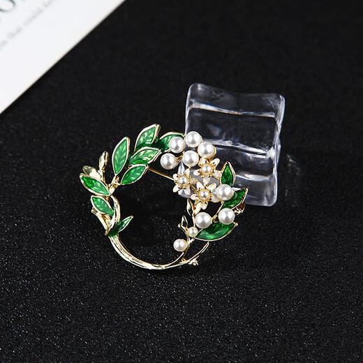 Cuishe Yuan Wheat Ear Brooch Women's High-end Anti-exposure Corsage Set Pin Accessories Birthday Gift for Girlfriend, Wife, Mom Wheat Ear Suit