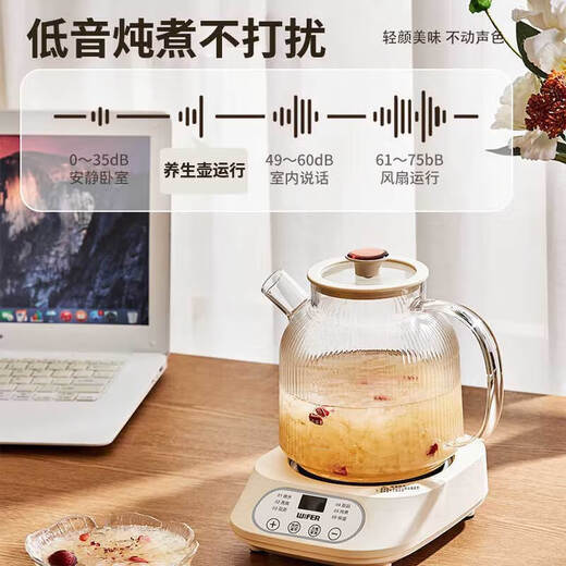 Health kettle, kettle, hot water kettle, constant temperature kettle, health kettle, teapot, teapot, teapot all-in-one, fully automatic glass insulation for small household, with tea leakage, 240 minutes constant temperature + coated heating plate 1.2L