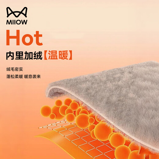 Catman sweater men's knitted sweater one-piece thickened velvet pullover autumn and winter youth mid-collar warm men's sweater