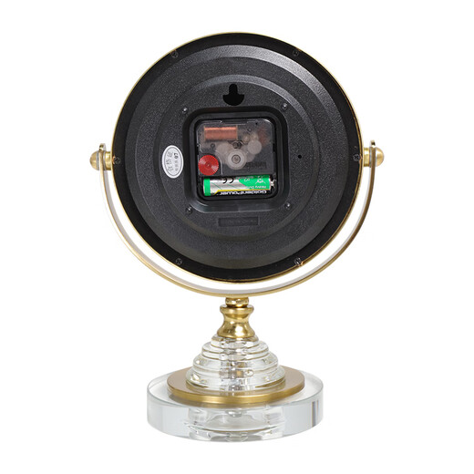 Hanshi (Hense) European light luxury living room table clock desktop high-end clock alloy table clock TV cabinet quartz clock HD2225 shell plate + abalone shell