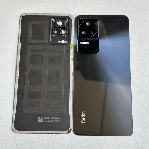 Suitable for Redmi k40S back cover original disassembly K40 game enhanced version disassembly glass back cover disassembly K40S disassembly back cover white 95 new with frame mirror