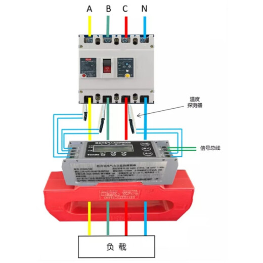 Taihean TE3300 combined residual current electrical fire monitoring detector controls leakage alarm controller host (E3004_200)
