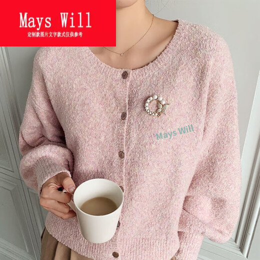 Mays Will brooch pearl butterfly high-end rhinestone women anti-exposure petals pearl gold-brooch