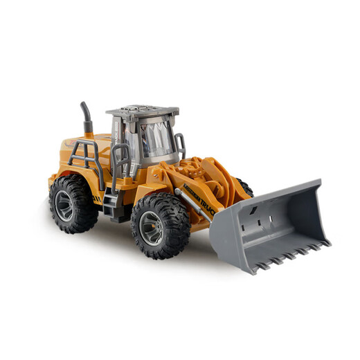 Children's Electric Remote Control Excavator Bulldozer Engineering Vehicle Charging Light Electric Remote Control Car Model Toy Factory Bulldozer (Small Packaging)