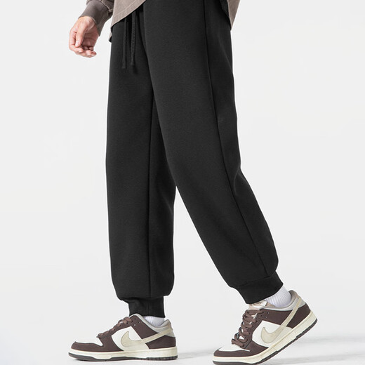 MINISO Lambskin Pants Men's Winter Warmth and Coldproof Plus Velvet Extra Thick Soft Waxy Trousers Men's Casual Fleece Trousers Upgraded Lamb Velvet/Elastic Tights Gray Green (Vibrant Pants Label) S/165 (Same Style for Men and Women)