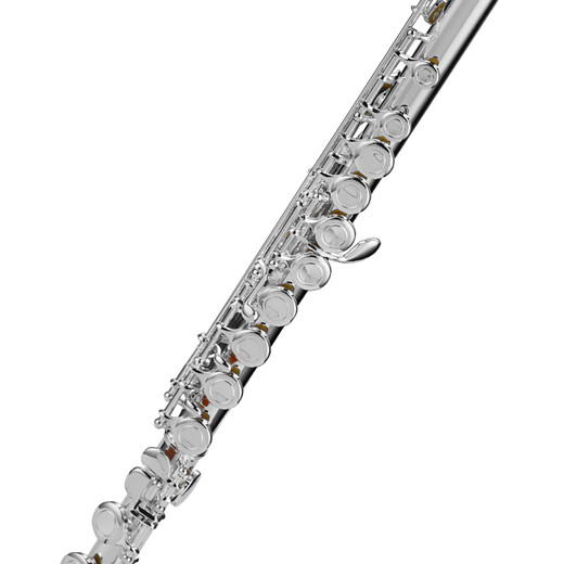 星海长笛镀银C调16键闭孔长笛初学专业院校考级乐器16孔C调镀银XF-100