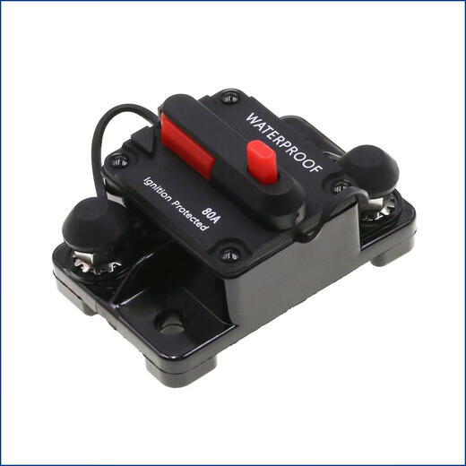 Car audio power fuse ribbon switch automatic fuse bile circuit breaker modified car overload protection square self-restoring fuse 40A