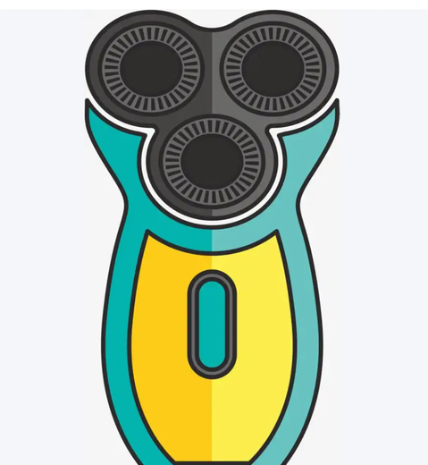 Jingdong Express self-operated electric razor for men 2025 new small steel cannon without stubble official flagship store original authentic razor hot selling No. 1 shaver silver standard + head + nose hair trimmer + sideburn trimmer + facial cleansing device