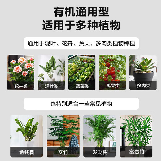 Deli Nutrient Soil Universal Flower Soil Succulent Orchid Soil Peat Soil Planting Soil Flower Vegetable Potting Soil 15L