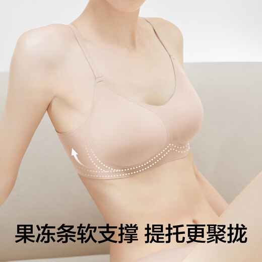 Jiao Nei Jiao Jiao Cup Soft Support Women's Underwear Without Wires Side Breast Gathering Small Breast Seamless Skin Friendly Breathable Bra