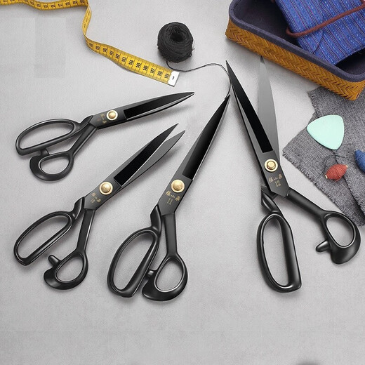 Zhang Xiaoquan tailor clothing scissors, special utility knife for clothing cutting and sewing, household multi-functional manganese steel scissors 12 inches long 305mm