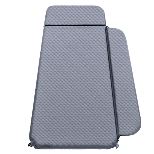 Fengxi Car Rear Sleeping Mat Car Travel Folding Bed Car Back Seat Children's Car Sleeping Artifact New Upgrade Model Elegant Gray - Suede + Support Pillows*2+Pillows*2+Charging