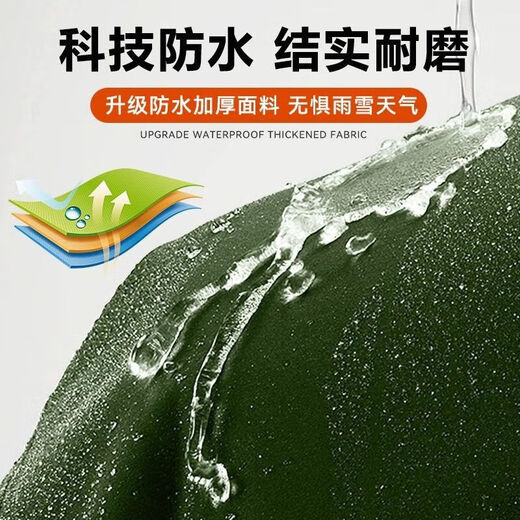 Yusa's new winter military coat, thickened with velvet and warm, green Northeastern cotton jacket, men's labor protection cold storage cold-proof clothing, new upgraded Xinjiang polar velvet military coat - thickened and warmer, one size fits all/suitable for weight 120-190Jin Jin is equal to 0.5kg