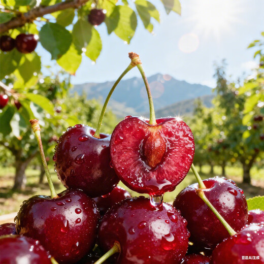 Jingxiansheng Chilean imported cherries J grade 5Jin Jin equal to 0.5kg gift box fruit diameter about 26-28mm free caliper mixed varieties