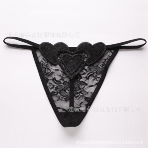 Abalone pants sexy underwear to wear as outerwear, feminine leggings, butt-exposing elastic slim-fitting nine-point pants for easy opening, love thong, one size fits all