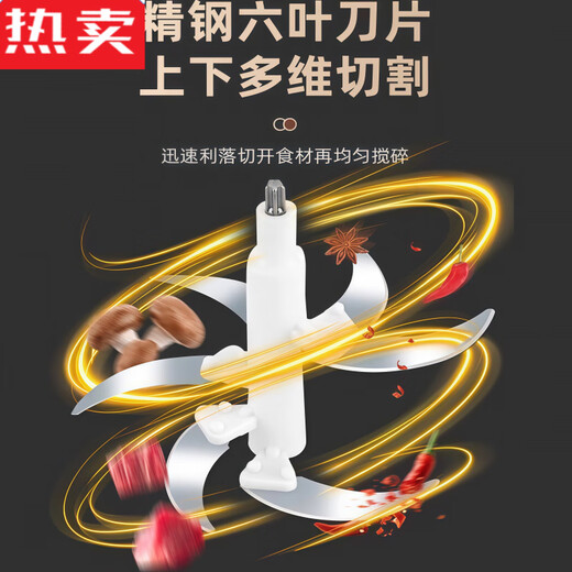 MZXM Japan imported quality 2025 new meat grinder pure copper motor large capacity electric stainless steel multi-function cooking 2 liters 2 speeds 1 set of knife heads pure copper motor + 3 years