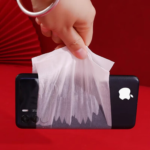 Wedding banquet special tissue paper red disposable wedding supplies happy event peanuts - 238 sheets 3 pack