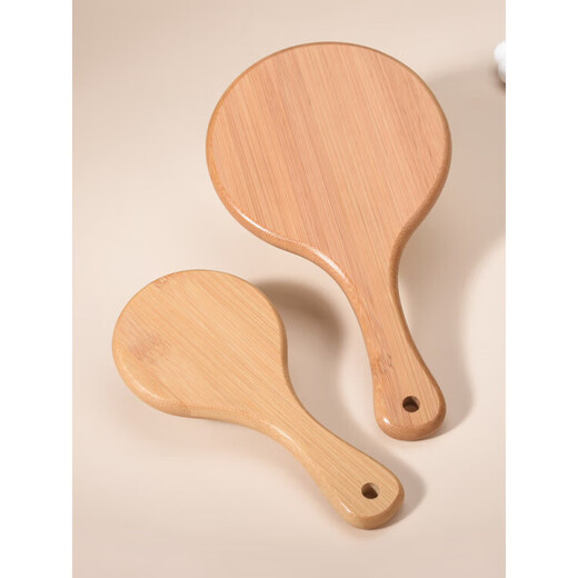 He Jiagong Nanzhu hand-held makeup mirror for beauty salons, special hand-held handle mirror for portable oral use, large size for touch-up at home, Nanzhu small size, suitable for portable use, Nanzhu small size, suitable for portable use