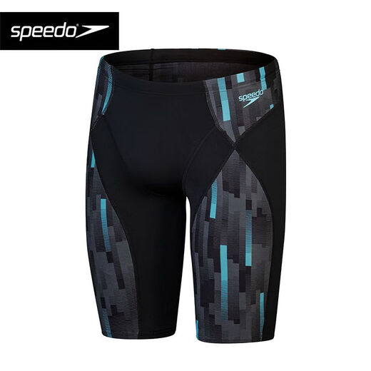 Speedo men's quick-drying swimming trunks anti-chlorine training new style black 34