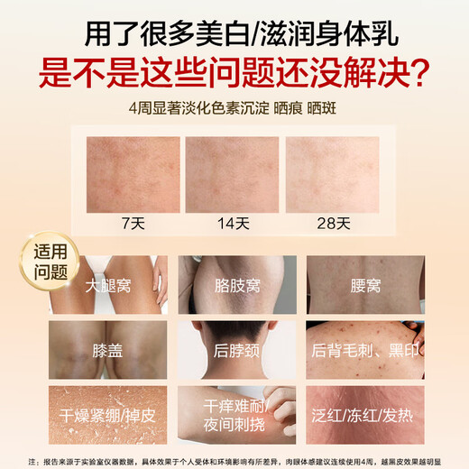 Han Shu Whitening Body Lotion Essence Brightening Hydrating Moisturizing Body Lotion Niacinamide Women's Anti-Dry Skin 250g