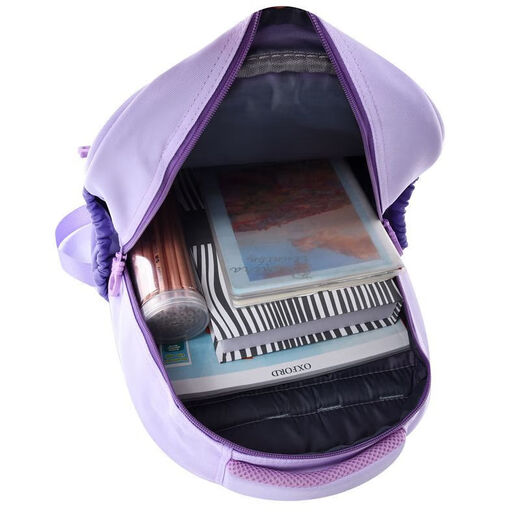 Ye Yu Primary School Cute School Bag Cartoon Girl Lightweight Backpack Spine Protection Large Capacity Backpack Dark Blue Cute Pen Case Recommended for Primary School Students in Grades 1-2