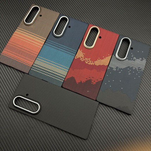 Samsung (SAMSUNG) original quality, suitable for Samsung ZFOLD7 Kevlar mobile phone case, aramid fiber protective cover, magnetic suction, fine-grained metal ring magnetic suction, back cover, Samsung Galaxy Z Fold7