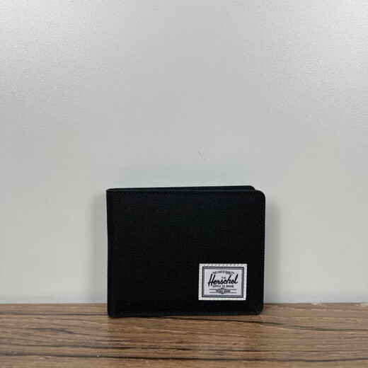 100 Trendy New Simple Canvas Wallet Male and Female Students Short Fashion Brand Casual Youth Horizontal Coin Purse Coin Bag Black