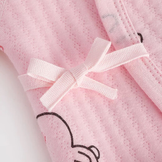 Xinnan newborn quilted onesie, newborn baby pure cotton pajamas, spring, autumn and winter warm baby crawling suit, onesie, yellow bear + yellow whale 52cm (5-8Jin Jin is equal to 0.5kg)