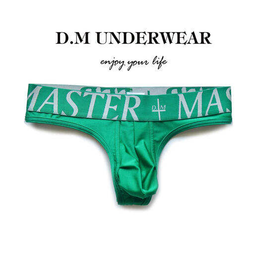 Iosn men's underwear low-waist sexy high-elastic smooth thong sexy single D personalized thong T-shaped bag Europe and America black M weight 100-115Jin Jin equals 0.5 kg