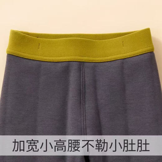 Catman 100% wool children's school uniform artifact winter velvet thickened thermal pants for boys and girls, medium and large children's cotton pants