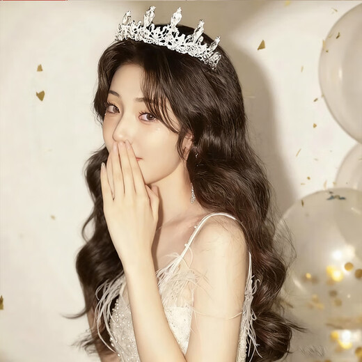 Bangboshi Crown Tiara Gift Box Birthday Headband Bride's Coming of Age Ceremony 18-year-old Crown Proposal and Certificate Headdress Birthday Crown Gift Box