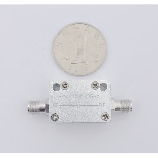 100K-10G RF DC blocker SMA 50V DC blocking voltage wide frequency range low insertion loss