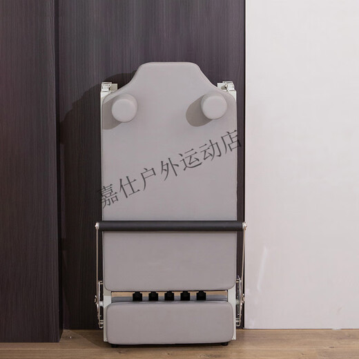 Pilates core bed, household foldable large equipment, simple yoga bed, replacement three-in-one home fitness equipment, track extended spring tube black core bed + black square box + foot pedal + hook feet