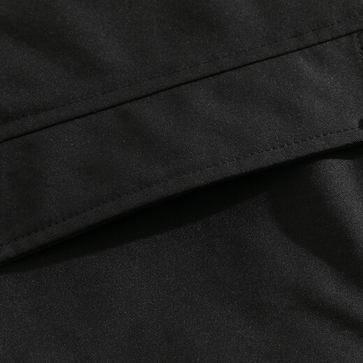 MMOPTOP silhouette lapel windbreaker autumn and winter men's British style loose high-end casual jacket MFY02 black XL