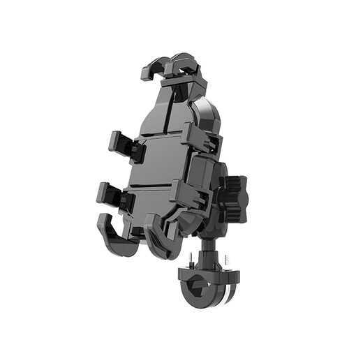 Hong'anze mobile phone holder shock-absorbing one-hand access, rotating electric bicycle bicycle take-out anti-shake, handlebar version with alloy connector