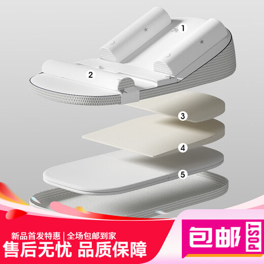 Aimao Maotou baby slope pillow bed middle bed newborn anti-vomiting and anti-choking adjustable breastfeeding artifact 01 years old 65700 pure cotton pillowcase universal for all seasons sun, moon and stars