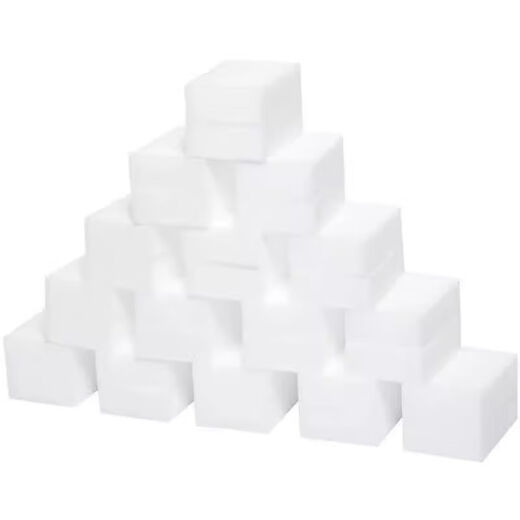 Nano sponge magic wipe for decontamination and cleaning, household kitchen dishwashing, pot washing, tea cup cleaning, shoe polishing, high-density magic wipe 100 pieces