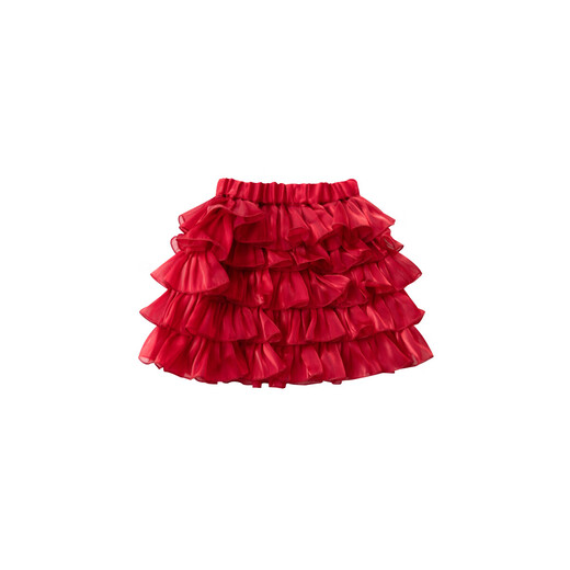 YOUGE (YOUGE) new winter soft and skin-friendly cake skirt for infants and young children, fluffy and cute half-length for baby girls