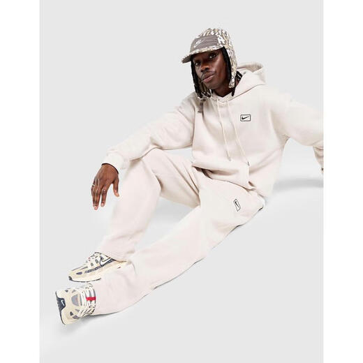 Nike (NIKE) men's sweatpants are warm, comfortable, breathable, easy to put on and take off, cotton and velvet, loose and long for daily wear Ice Ghiacchio One size | L