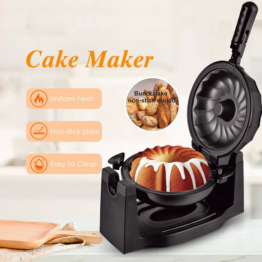 European Internet celebrity flip toaster multifunctional home homemade breakfast machine cake machine bread machine waffle machine European regulation 220V