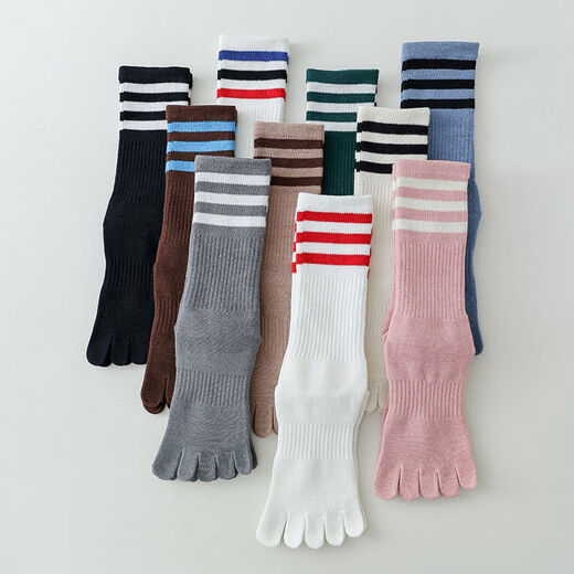 Yoga socks non-slip women's toe socks indoor floor socks yoga non-slip socks Pilates socks dark green