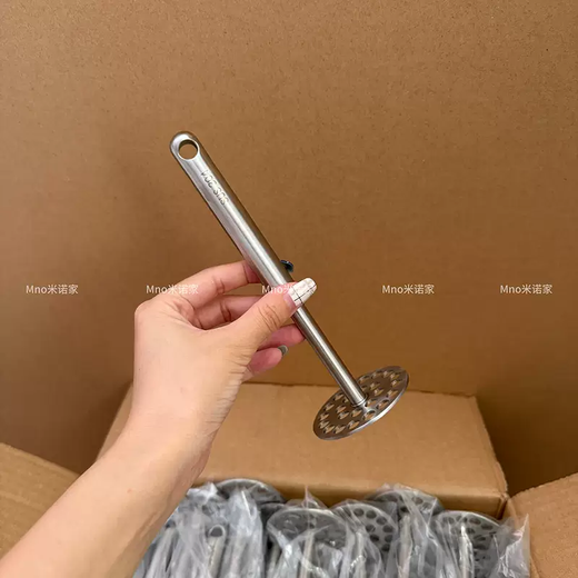 Yusen Yi Minuojia 304 stainless steel mashed potato masher artifact 304 press mashing egg food supplement mashing and rolling tool 304 all-steel thickened potato masher (small size)
