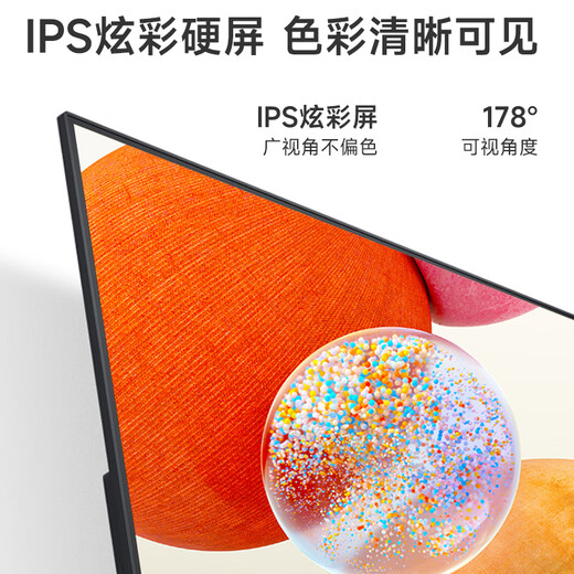 AOC显示器 23.8英寸全高清 IPS硬屏 HDMI+VGA 快拆支架可壁挂 护眼低蓝光 办公扩展屏 24E10XH