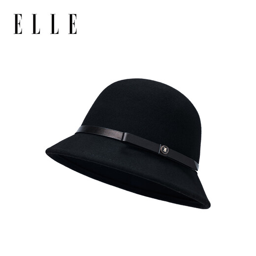 ELLE 100% wool hat for women, elegant and high-end hat for women in autumn and winter, gift for mother