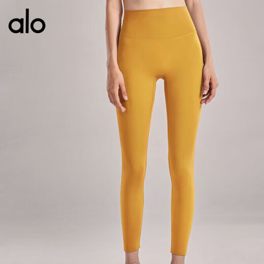 ALO YOGAAO YOGA Yoga Sports High Waist No Embarrassing Line Tight Pants Pilates Naked Belly Slimming Buttocks Yoga 9 Dailan L
